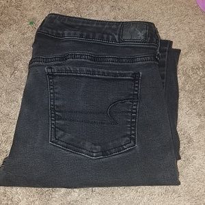 AE black jeggings